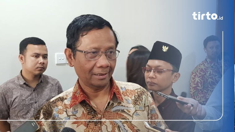 Ditanya Soal Peluang Jadi Cawapres Mahfud Saya Tahu Diri