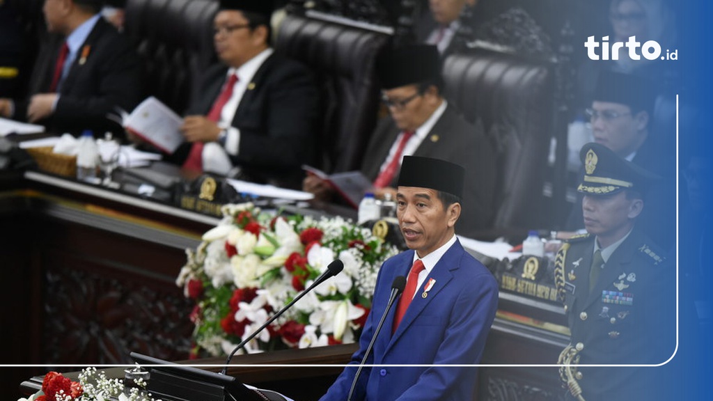 Teks Lengkap Pidato Kenegaraan Jokowi Dalam Rangka HUT Ke-73 RI