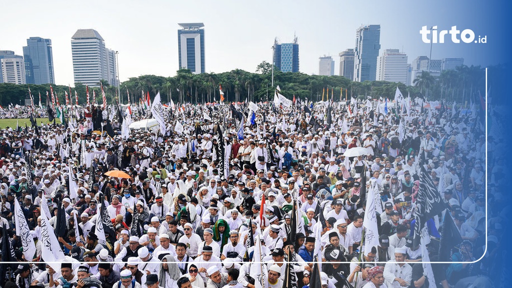 Aksi Reuni 212 Padati Kawasan Monas