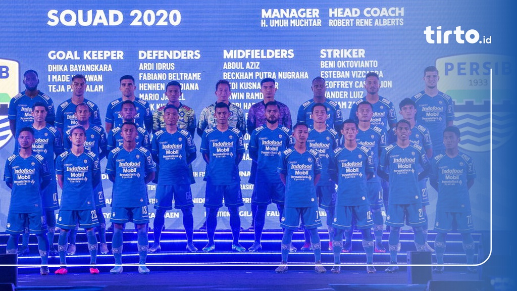 Skuad Resmi Persib Bandung & Daftar Pemain Lengkap Di Liga 1 2020