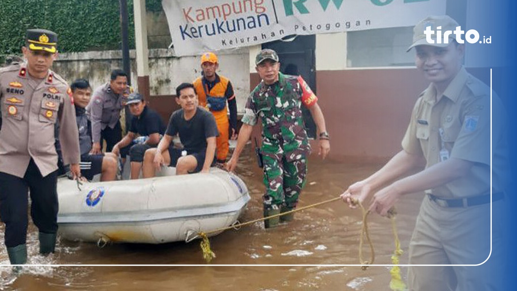 Titik Banjir Di Jakarta Meluas Jadi 2 Ruas Jalan Dan 82 Rt