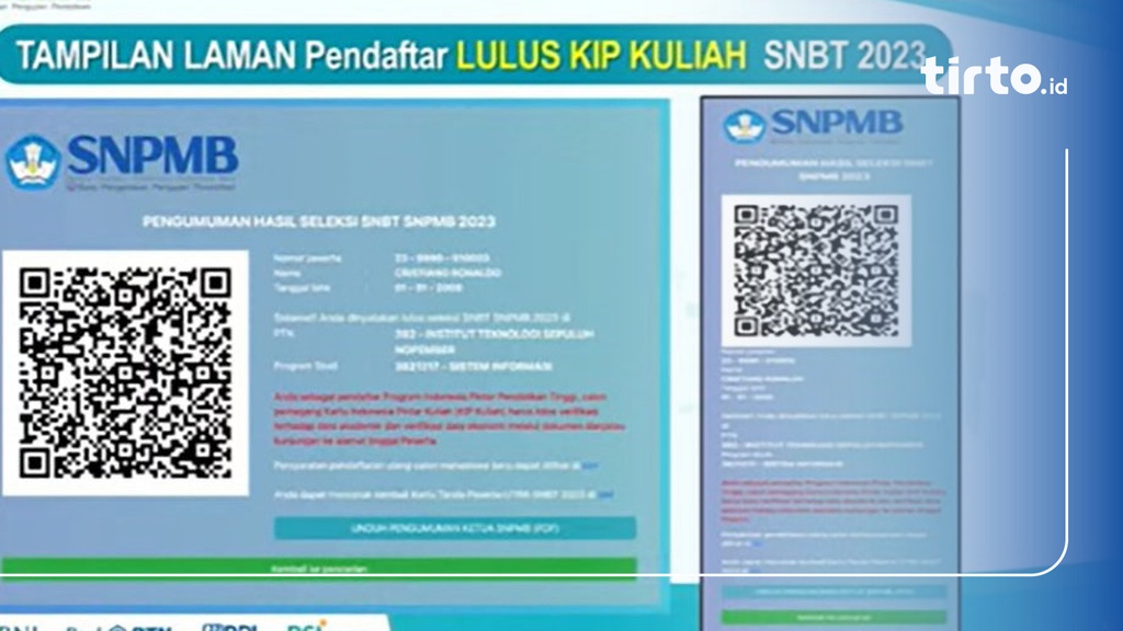 Cara Unduh Sertifikat SNBT 2023 Untuk Cek Nilai Skor UTBK