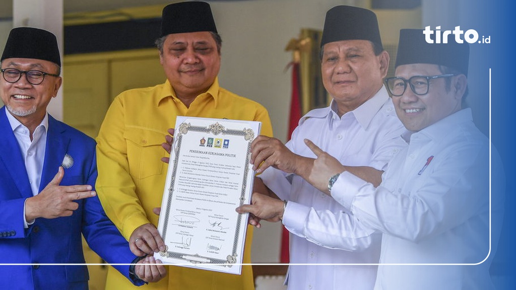 Pan And Golkar Dukung Prabowo Ppp Dukung Ganjar Kib Bubar