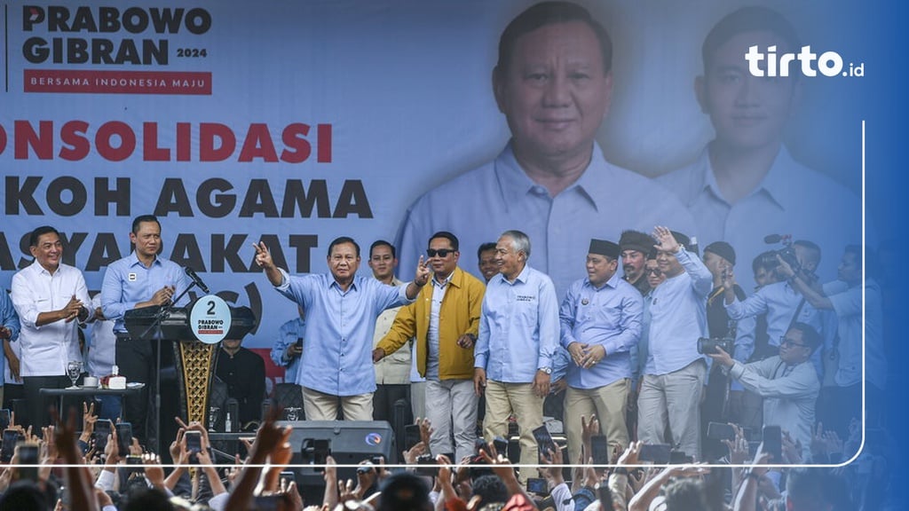 Hari Ke-7 Kampanye: Prabowo Pilih Kerja, Gibran Ke Tangerang