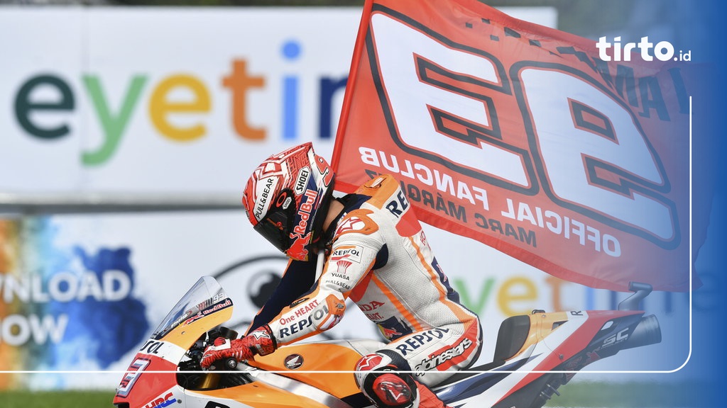 Raih Pole di MotoGP Perancis, Marc Marquez Samai Rekor Rossi