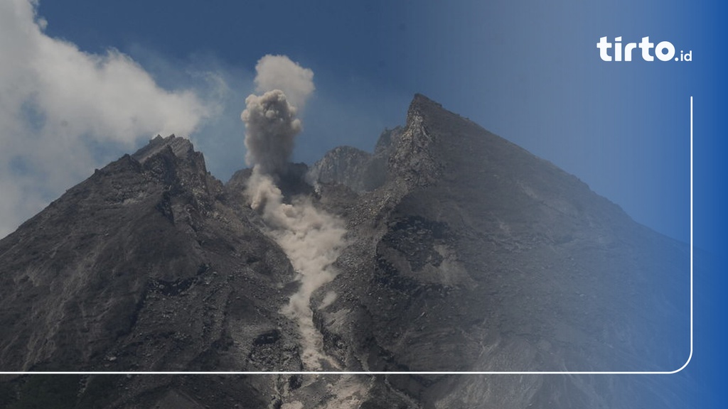 Gunung Merapi Keluarkan Guguran Lava ke Arah Kali Gendol