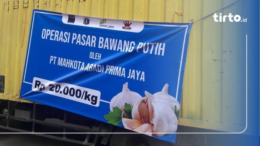 Kemendag Gelar Operasi Pasar Bawang Putih Terpenuhi Hingga Lebaran