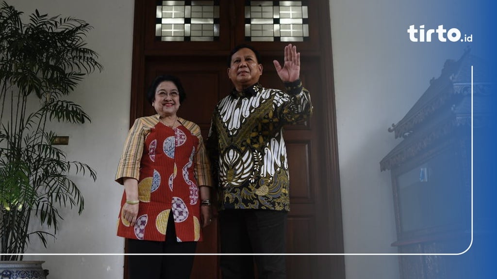 Prabowo Ucapkan Ulang Tahun ke Megawati meski Tak Bertemu