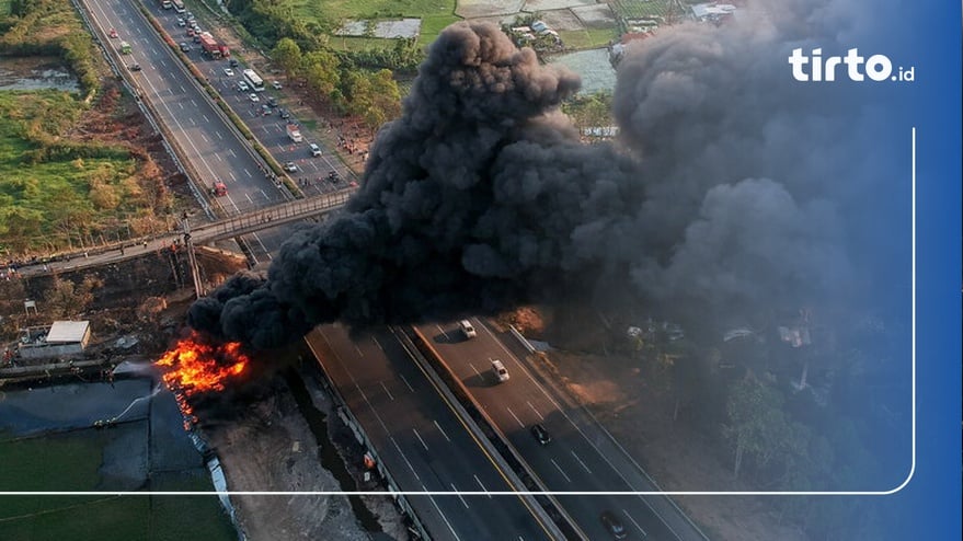 Penjelasan Kcic Soal Kebakaran Pipa Pertamina Di Tol Purbaleunyi