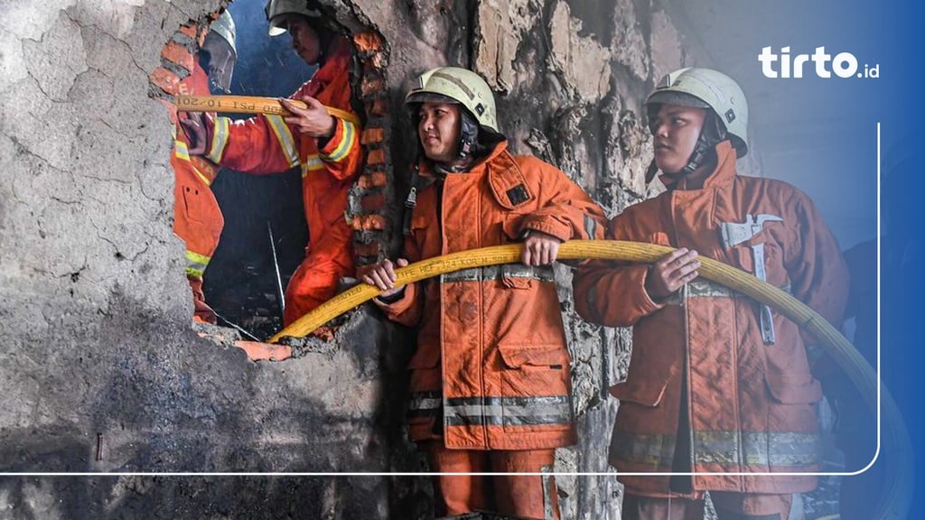 Permukiman Padat di Tebet Terbakar, Kobar Api Telah Dipadamkan