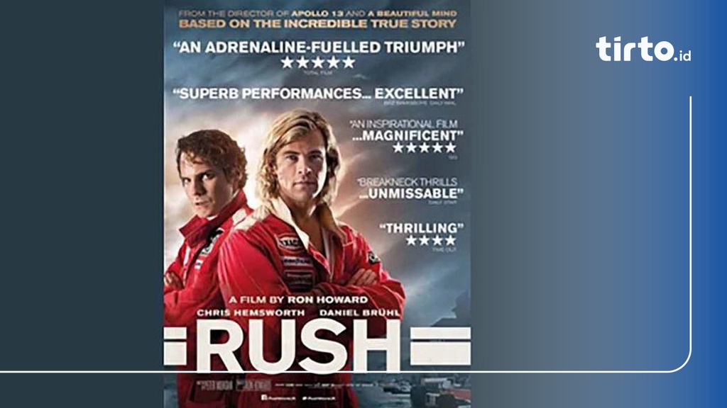 Sinopsis Film Rush Bioskop Trans TV: Persaingan Legenda Jawara F1