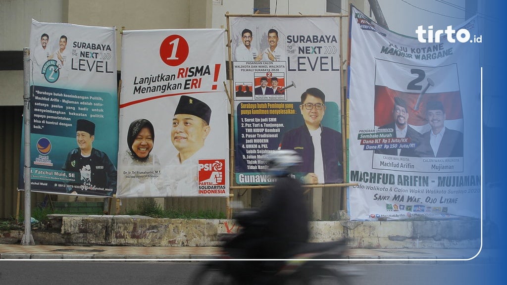 Hasil Survei Pilkada Surabaya 2020 Terbaru 4 Lembaga Pada November