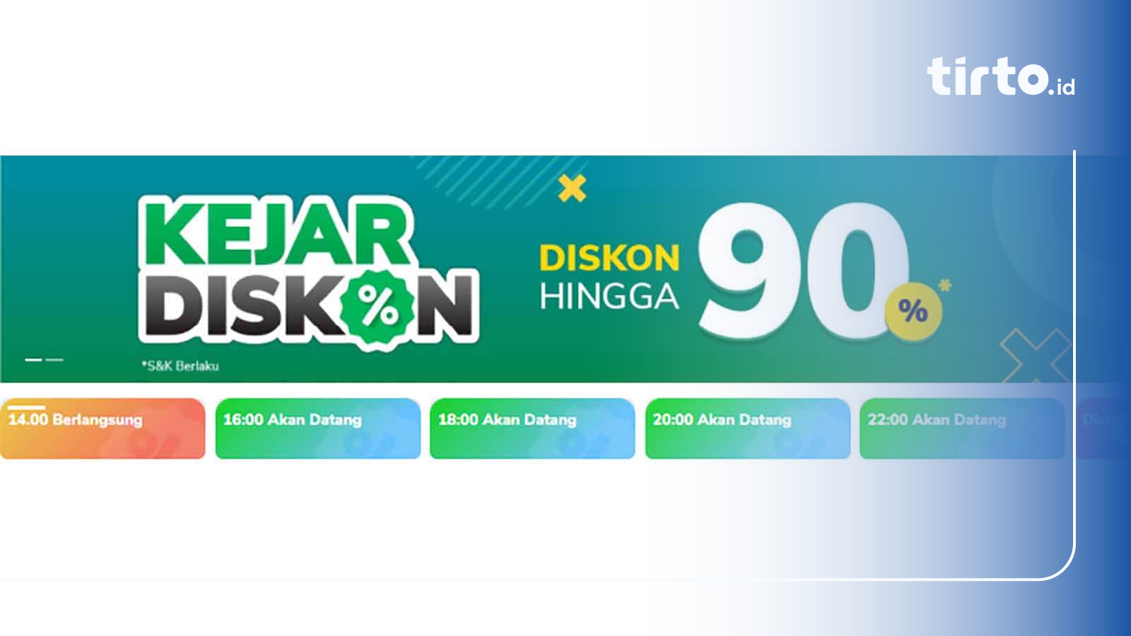 Promo Flash Sale Tokopedia 2022 Hingga 90 Persen Mulai Rp1 Ribu