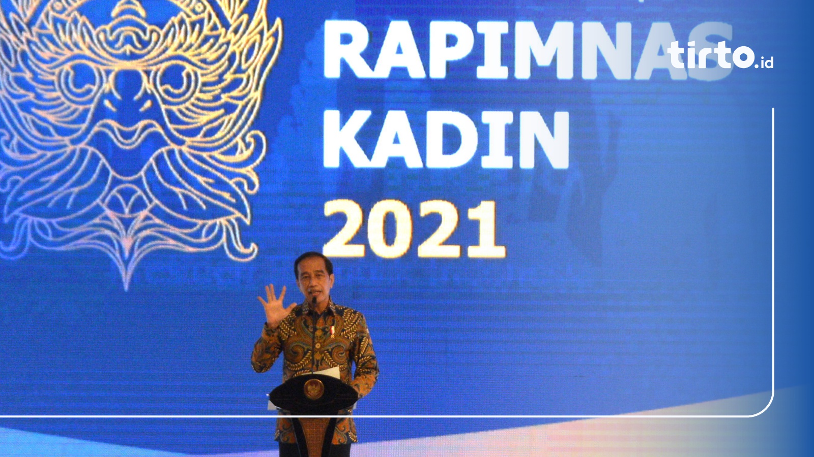 Presiden Jokowi Hadiri Rapimnas KADIN Indonesia