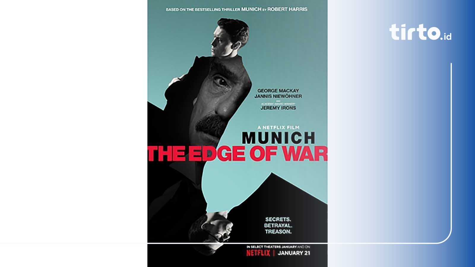 Munich - The Edge Of War Soundtrack Sinopsis Film Munich: The Edge of War, Rilis 21 Januari di Netflix