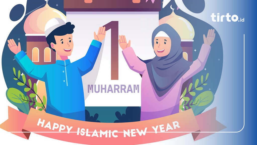 Cara Membuat Kartu Ucapan Tahun Baru Islam 1 Muharam 1445 H