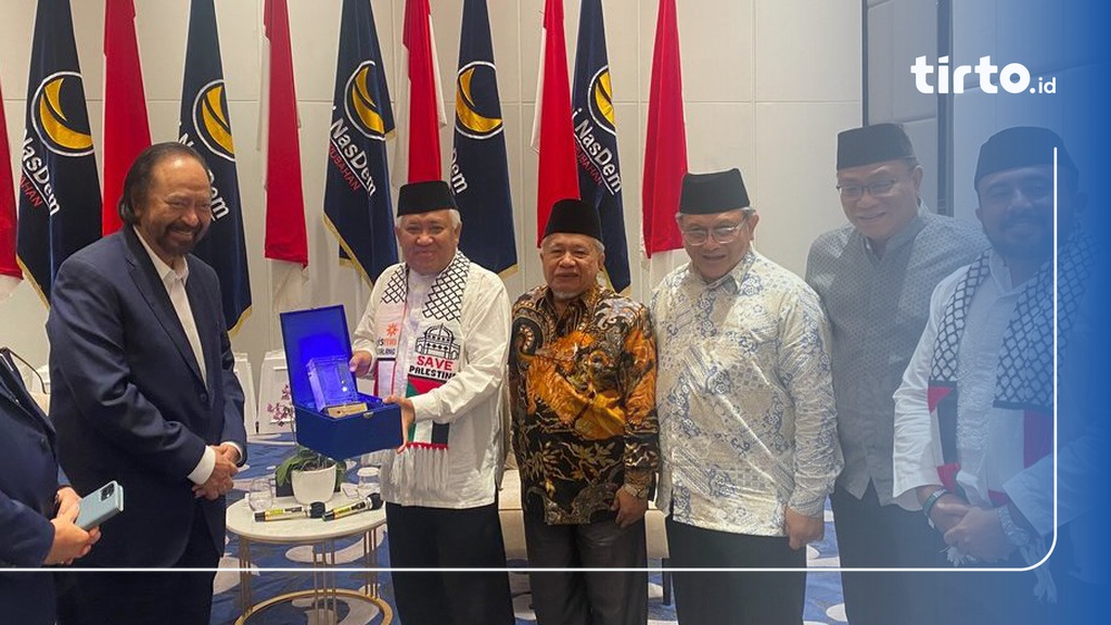 Dukung AMIN, Din Syamsuddin Temui SP Bersama Ormas Islam