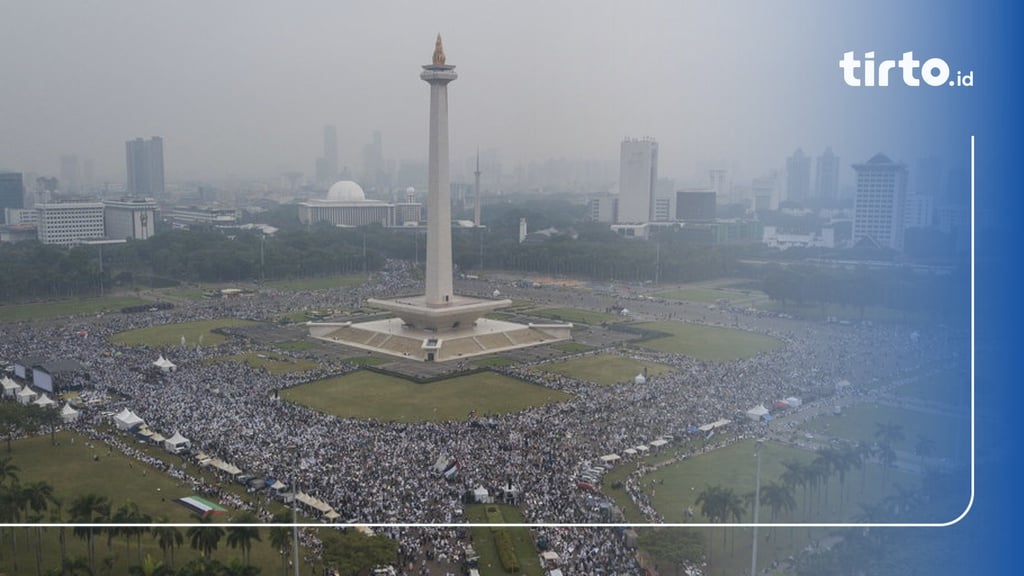 2.489 Aparat Gabungan Kawal Reuni Akbar 212 di Monas Senin Besok