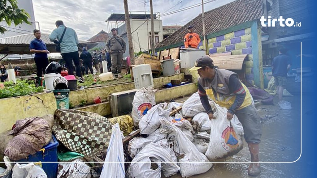 Perbaikan Tanggul Cikapundung Ditargetkan Selesai Hari Ini