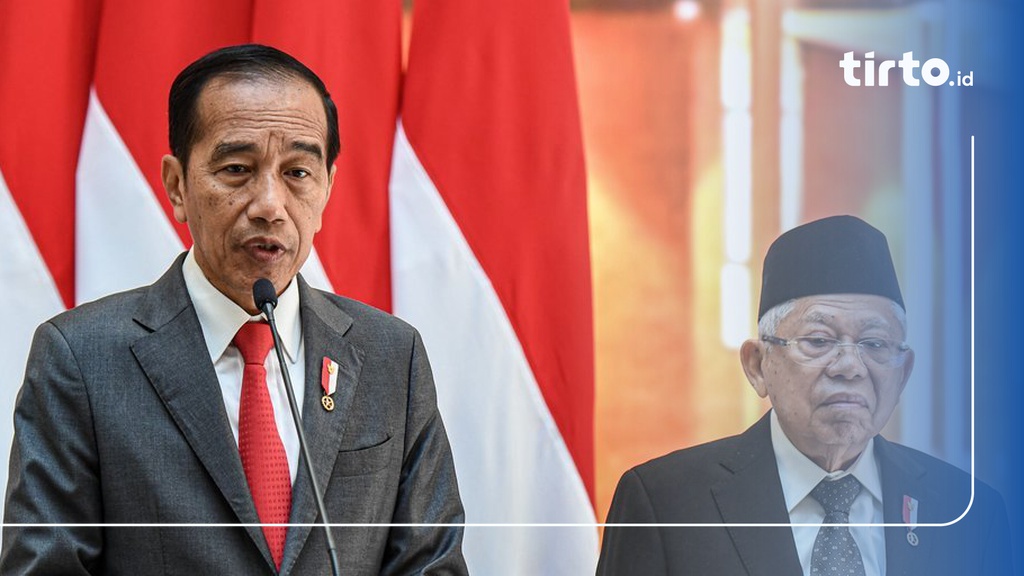 Jokowi Tunjuk Ma'ruf Amin Jadi Plt Presiden Hingga 6 Maret 2024