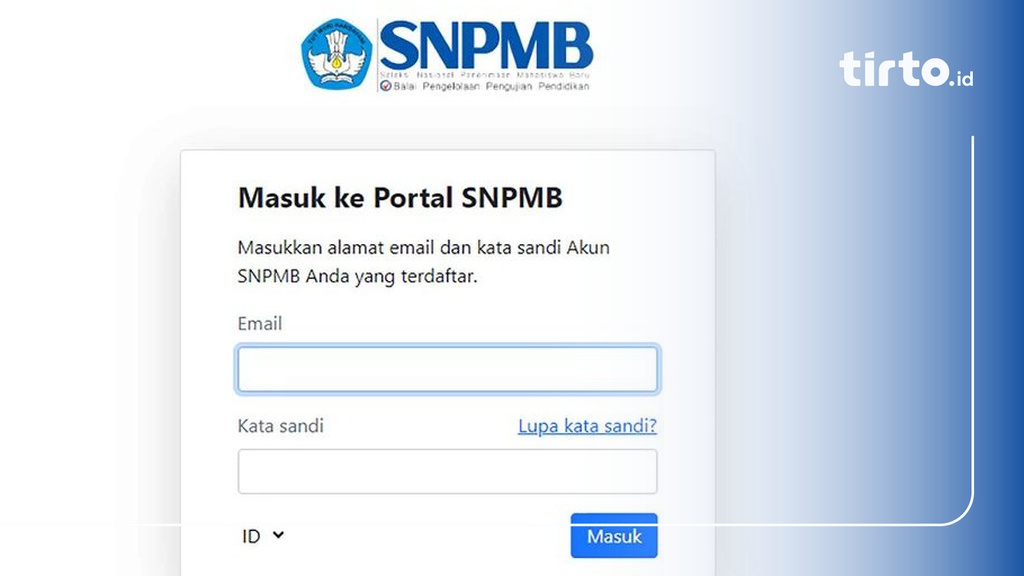 SNBT 2024 Dibuka, Login Di Portal-snpmb.bppp.kemdikbud.go.id