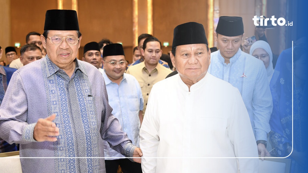 Prabowo Temui SBY Di Cikeas: Lebaran, Kita Datang Ke Senior