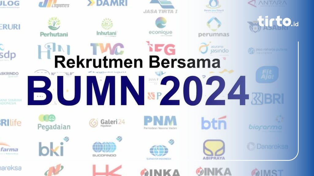 Daftar Lowongan Rekrutmen Bersama BUMN 2024 untuk lulusan SMA