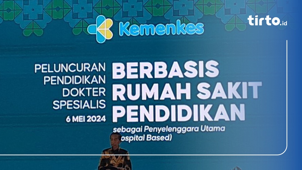 Jokowi Resmikan Pendidikan Dokter Spesialis Berbasis Rumah Sakit