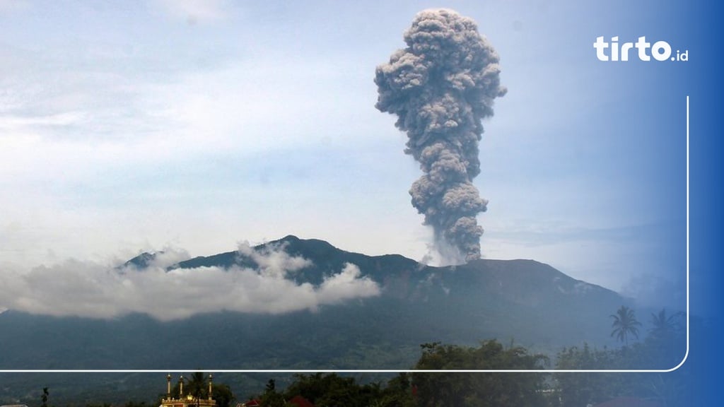 Berita Gunung Marapi Meletus dan Kapan Terakhir Erupsi