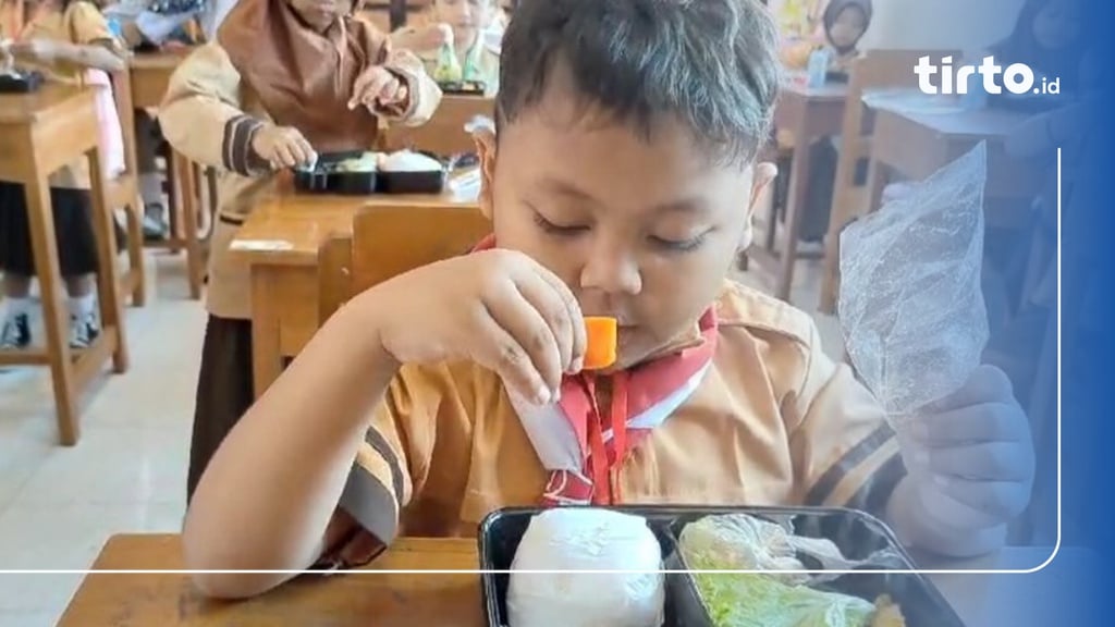 Uji Coba Makan Bergizi Gratis Di Solo, Makanan Diantar Via Ojol