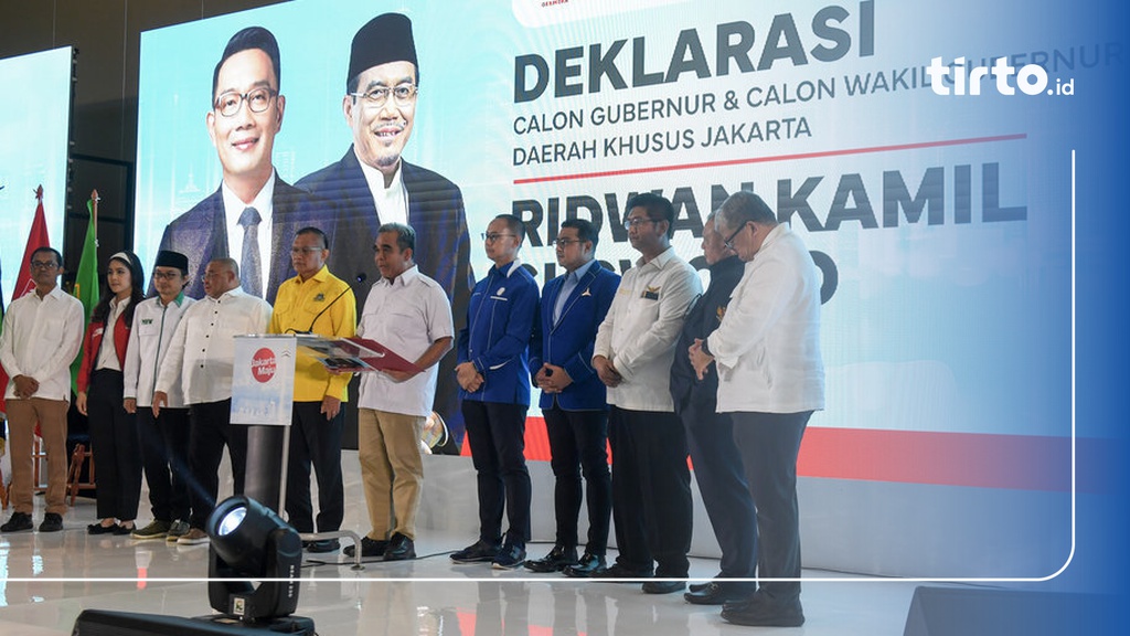 Saat Parpol Berlomba-lomba Usung RK-Suswono Di Pilgub Jakarta