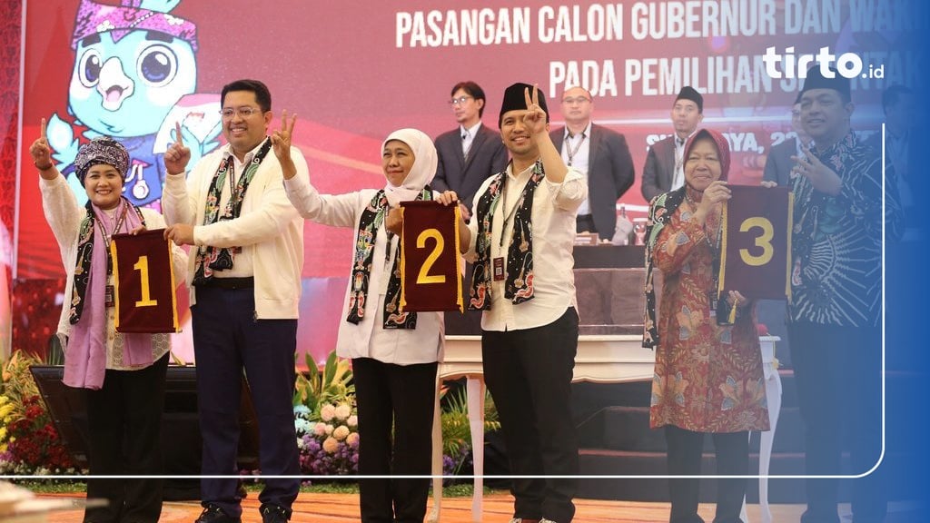 Daftar Panelis Debat Perdana Pilgub Jatim 2024 dan Lokasinya