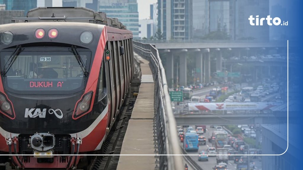 Penumpang LRT Jabodebek Arah Harjamukti Dievakuasi karena Mogok