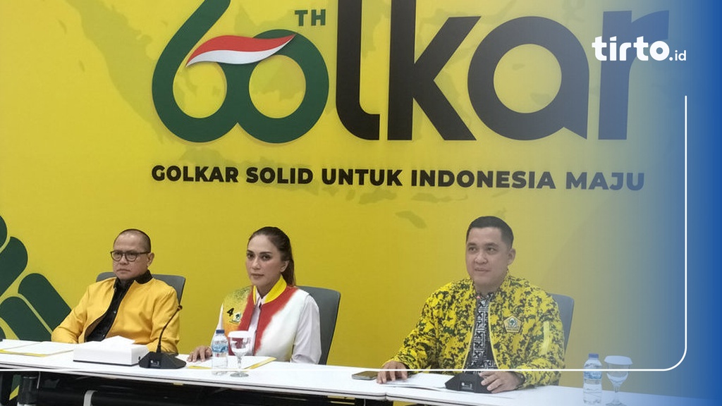 Golkar Gelar Tasyakuran HUT ke-60 Tanpa Undang Jokowi & Prabowo