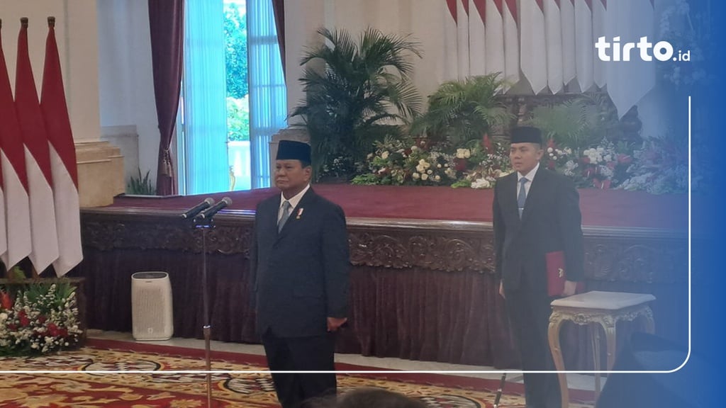 Prabowo Lantik 53 Menteri Tanpa Mayor Teddy, tapi Ada Luhut