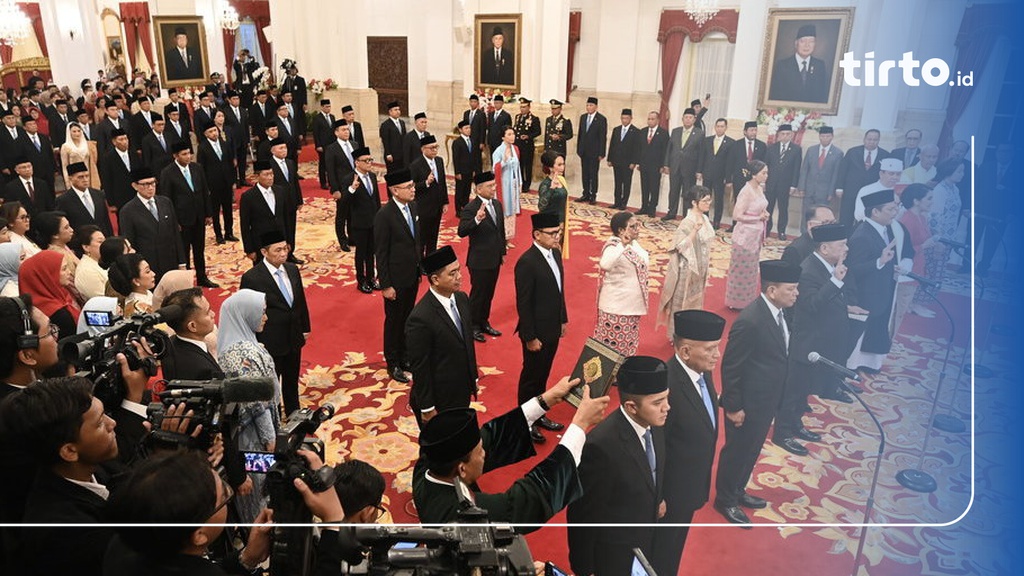 Prabowo Lantik 53 Wakil Menteri di Istana Negara