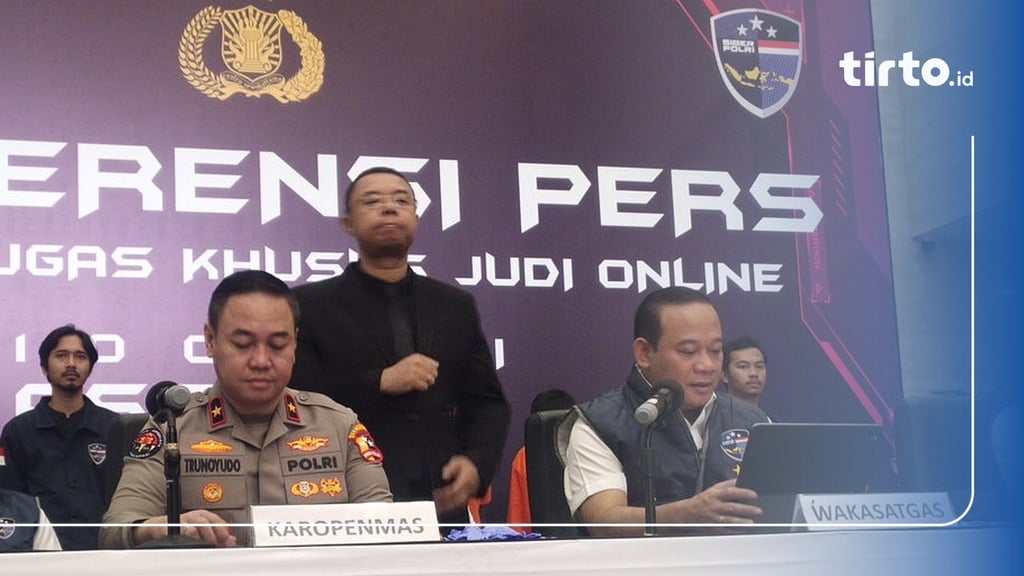 Polri Sita Rp78,1 M dari Sindikat Judi Online Sejak Juni 2024