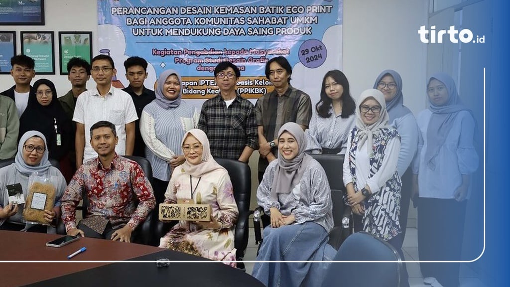 Kemasan Ramah Lingkungan dari PNJ untuk UMKM Batik Ecoprint