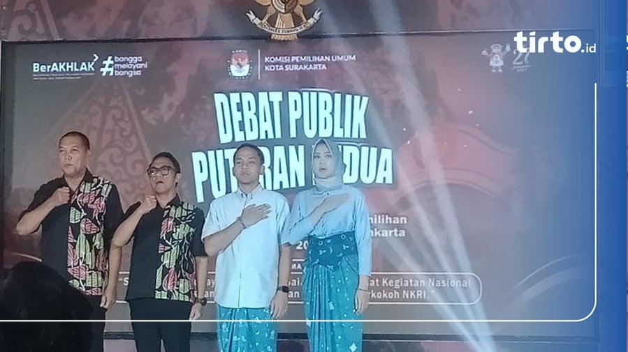 Debat Panas Pilkada Solo Diiringi Yel-Yel Tanpa Endorse Presiden