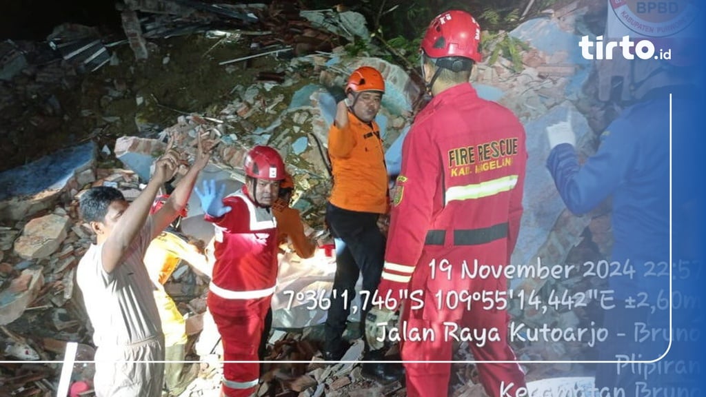 Longsor di Purworejo, 3 Warga Meninggal Dunia, 1 Orang Hilang