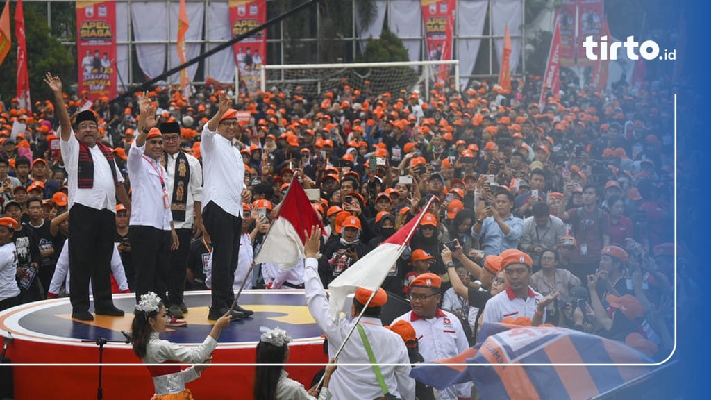 Anies Ikut Kampanye, Ajak Pendukung Pilih Pramono-Rano