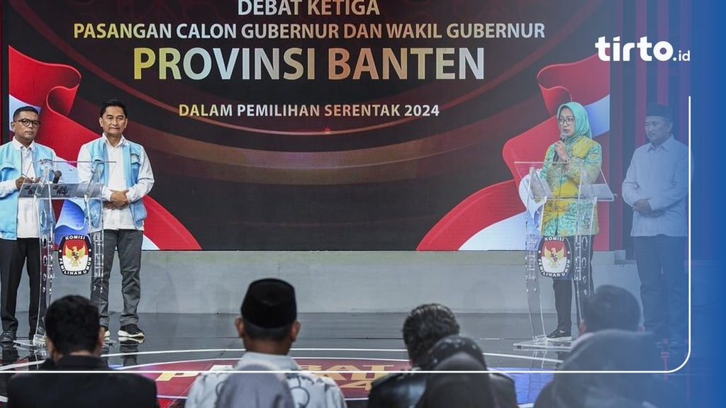 Debat ke-3 Pilgub Banten: Adu Program Airin-Ade vs Soni-Dimyati