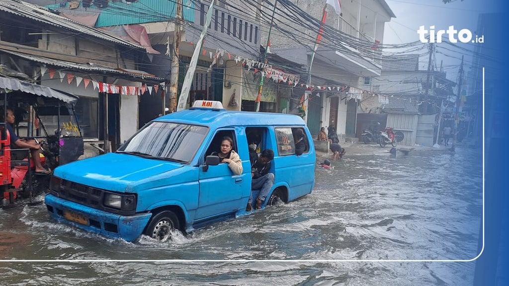 1 RT di Penjaringan Terendam Banjir Rob