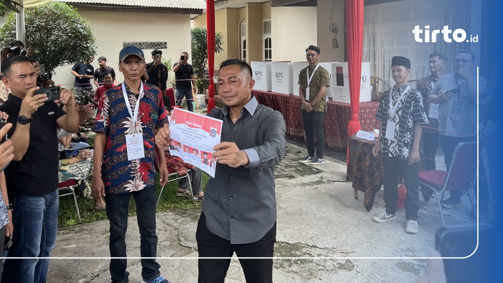 Nyoblos di Lebak Bulus, Dharma Pongrekun Optimistis Menang