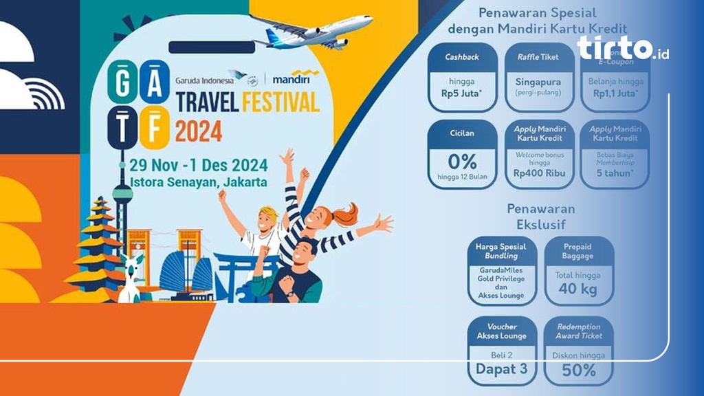 Lokasi Garuda Indonesia Travel Festival 2024 & Syarat Beli Tiket