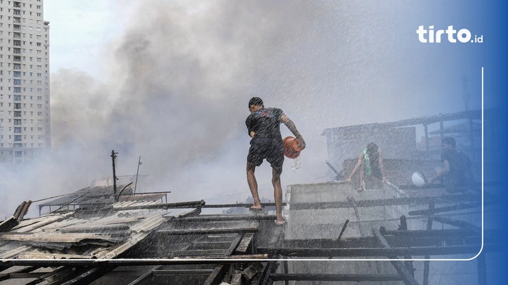 BPBD Jakarta Catat 13 Korban Luka Akibat Kebakaran di Kemayoran