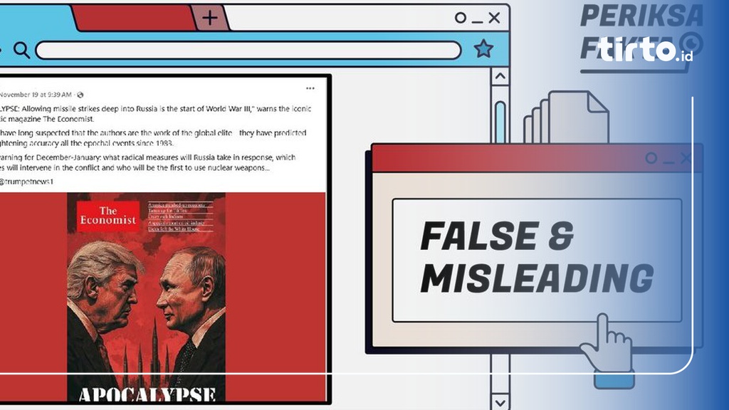 Sampul Palsu Majalah The Economist dengan Narasi Soal Kiamat