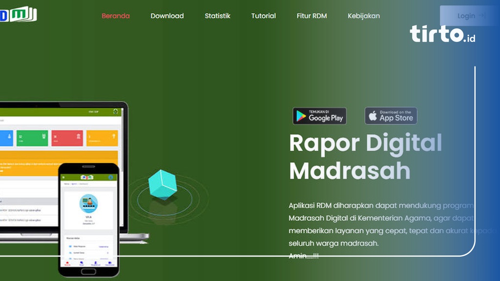 Cara Setting KKM Raport Digital Madrasah RDM Kurikulum Merdeka