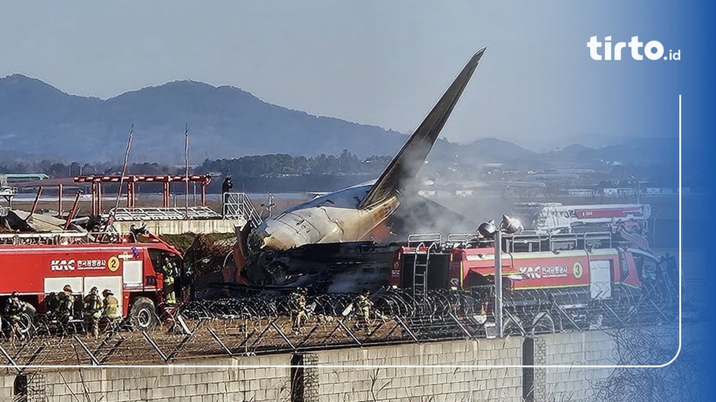 Update Kecelakaan Pesawat Jeju Air: 176 Tewas, 2 Selamat