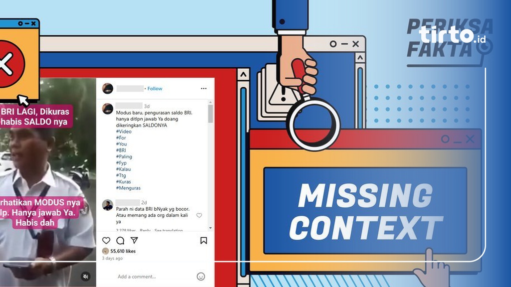 Video Lama Diklaim Modus Baru Pengurasan Saldo BRI Lewat Telepon